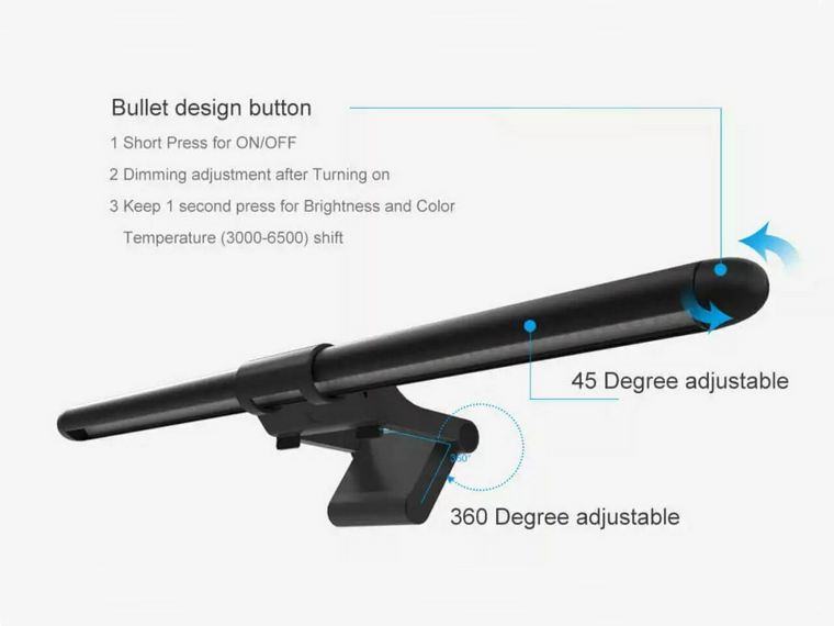 Onyx 10 Monitor Mounted Computer Light - Image 2